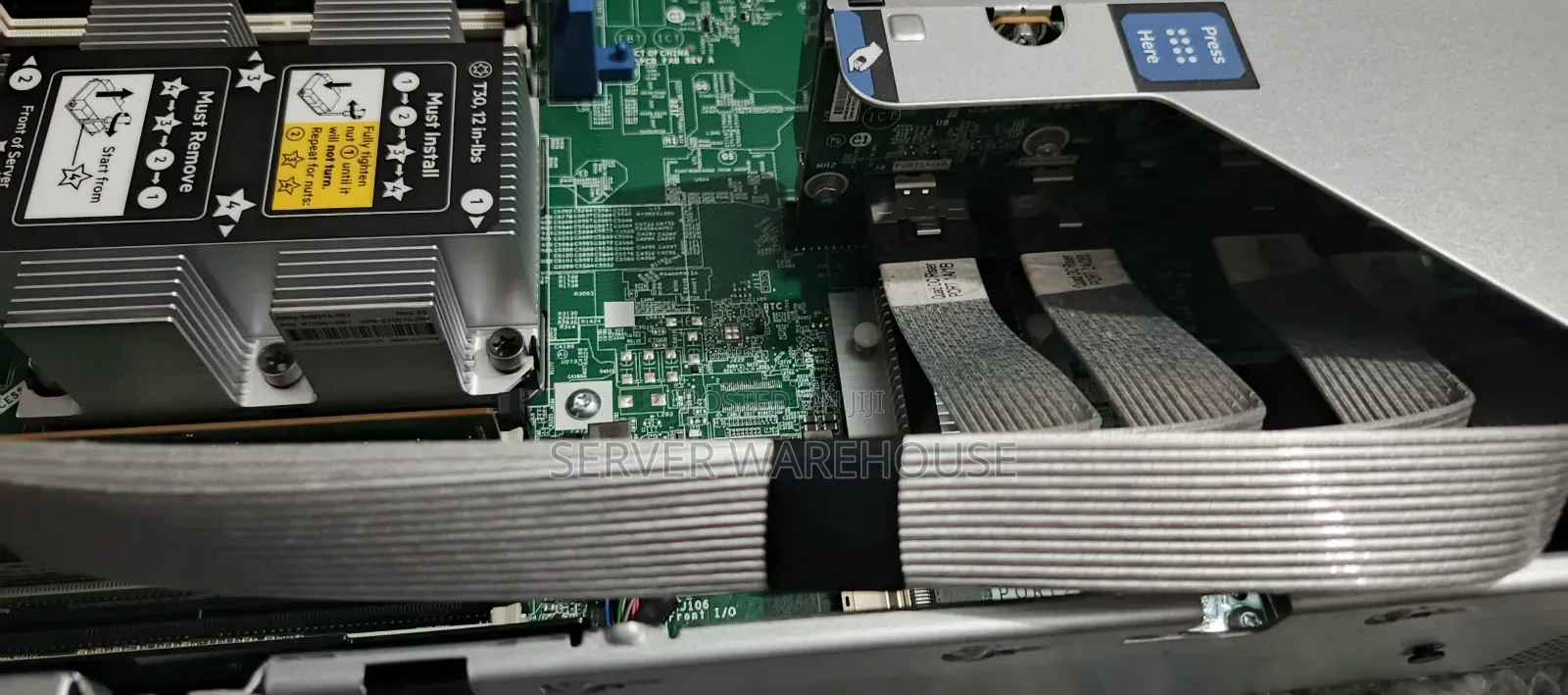 Hpe Nvme Riser Board With Cables and Nvme Backplane