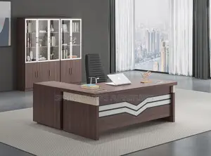 Executive Office Swivel Chair, Table and Book Shelf