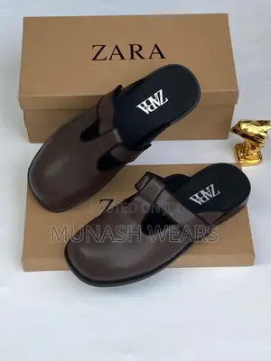 Zara Leather Quality Half Shoe