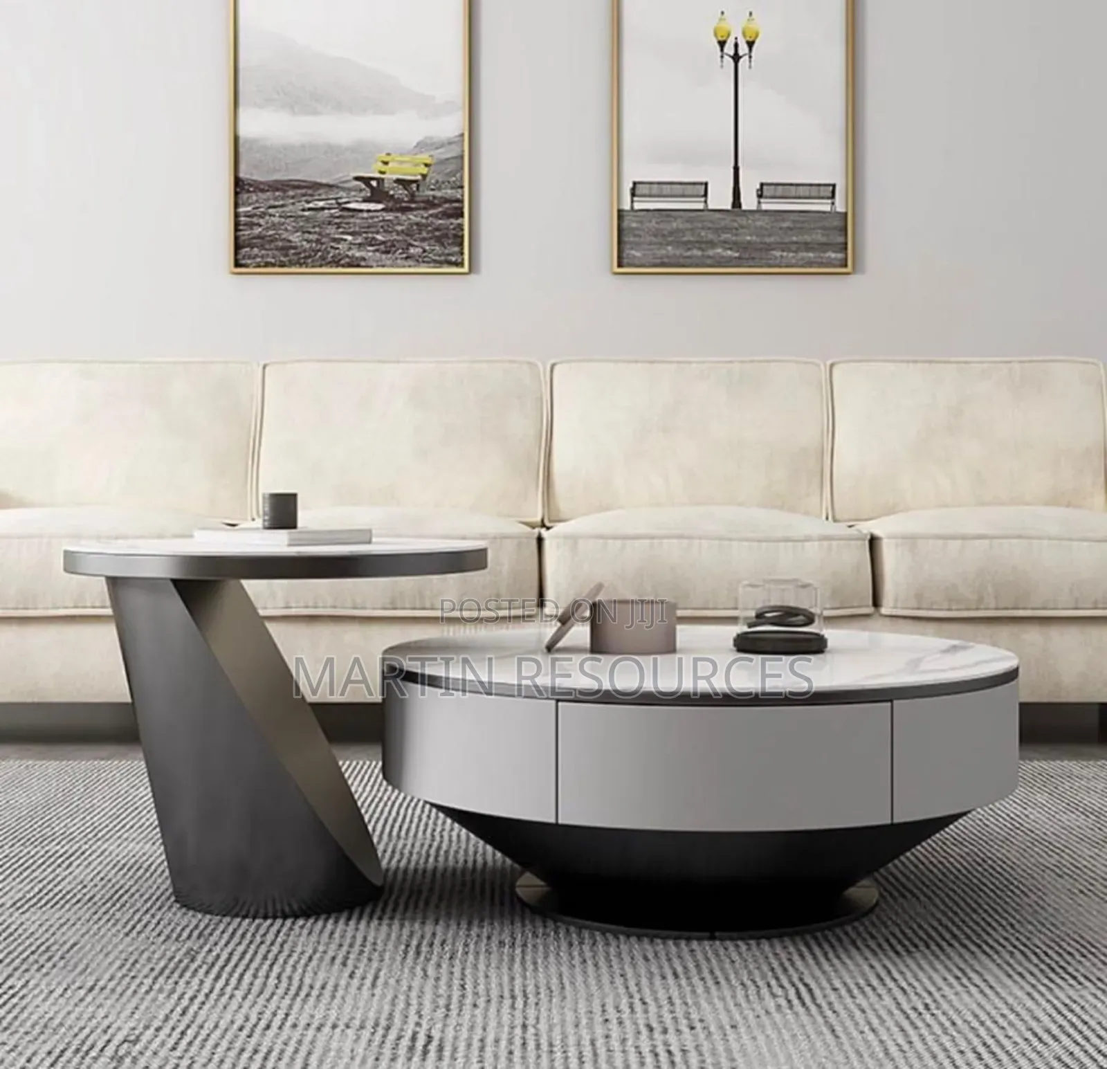 Modern Centre Table and Side Stool