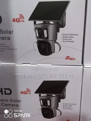 UBOX 5mp 4G Dual Lens Solar PTZ Camera