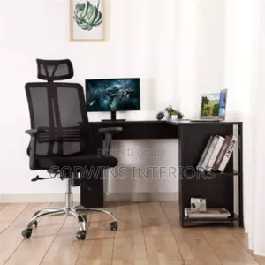 High Back Office Manager Chair- Black
