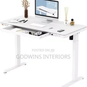 Pro Electric Adjustable Table With Charging Pad Usb Port