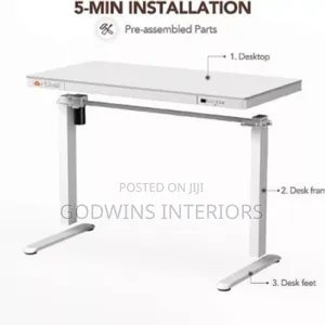 Pro Electric Adjustable Table With Charging Pad Usb Port