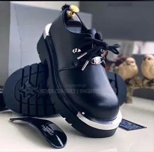 *2024 Mr Matt. X Balenciaga Black Derby Coorperate Shoe*