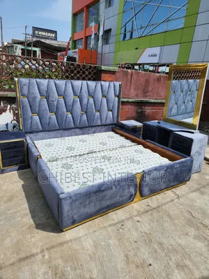 Luxury Six by Six Bed With Side Tables and Dresser
