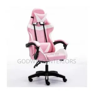 Furgle Pro Series Gaming Chair With Footrest - Pink