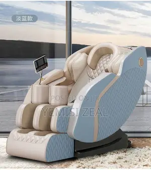 Brand New 4d American Luxury Massager Chair With Eye Wear and Cream