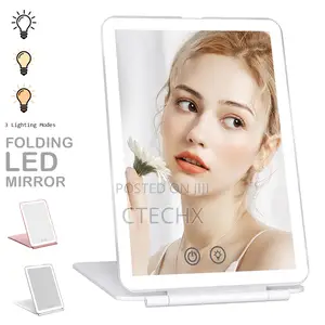 WOBSION Foldable LED Make-Up Mirror BM-2313