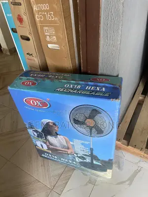 3 Different Speed OX Hexa Rechargeable 18" Standing Fan