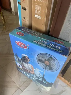 High Class OX Hexa Rechargeable 18" Standing Fan