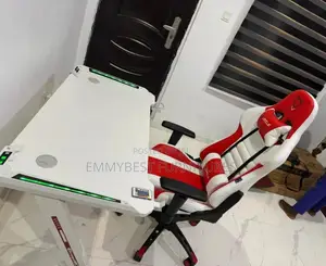 Brand New Computer Table With Electric RGB Light, and Chair