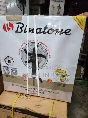 Modernized Binatone Rechargeable Stand Fan.