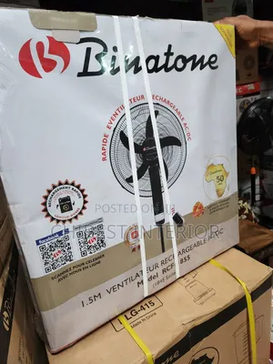 High Quality Binatone 18inches Rechargeable Fan.