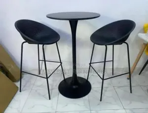Standard Quality Bar Stools And Suitable Table.