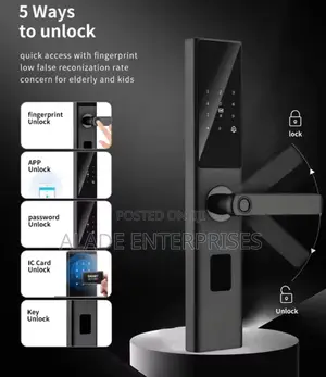 H Digital Keypad Door Lock Biometric Fingerprint