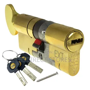 Yale Platinum Brass Single Euro Thumbturn Cylinder Lock,80mm