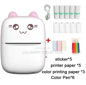 Portable Mini Printer With Accessories – Bluetooth Thermal