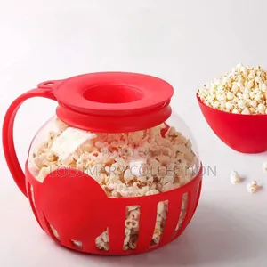 Microwave Popcorn Maker – Bowl With Lid for Quick Popping
