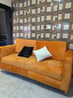 Three Seater Chair Made With High Quality Fabric