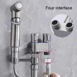 3 Ways Brass Angle Wall Mount Toilet Faucet Bidet Sprayer
