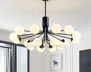Frosted Balls Chandeliers