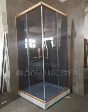 Gold Framed Shower Cubicle