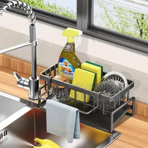 Sink Tidy With Towel Rack