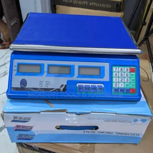/40 KG Rechargeable Digital Price Computing Scale (Blue)