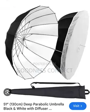 Parabolic Umbrella Softbox 130cm