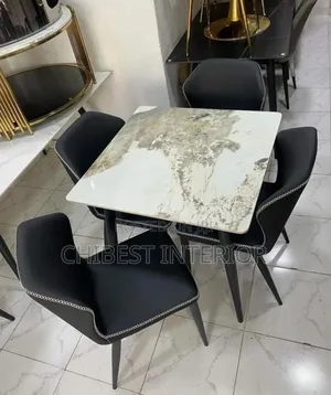 Advanced Imported Marble Dining Table.