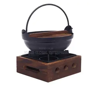 Sukiyaki Wooden Pot