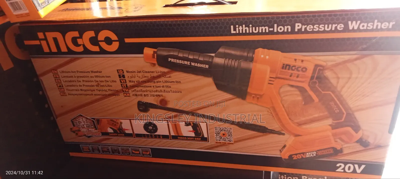 Lithium Ion Pressure Washer