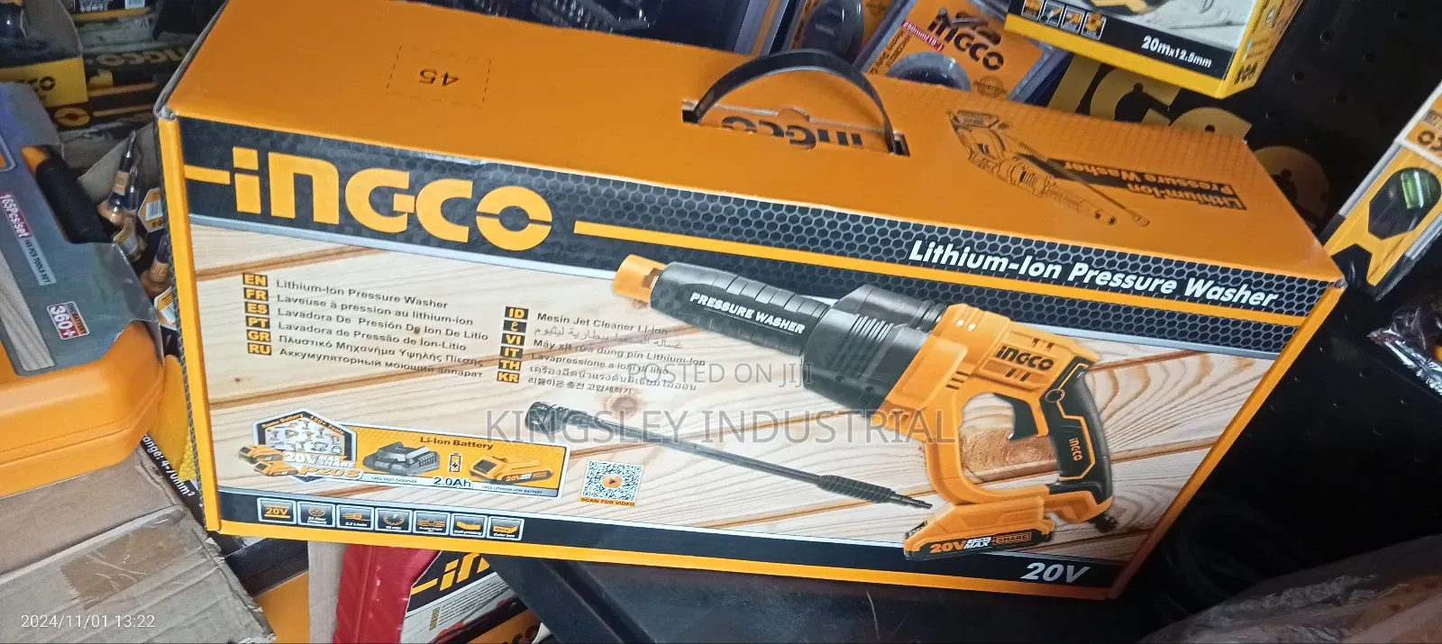 Lithium Ion Pressure Washer