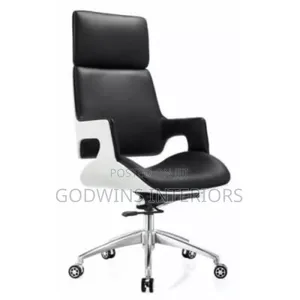 Glossy Leather Executive Director Office Chair