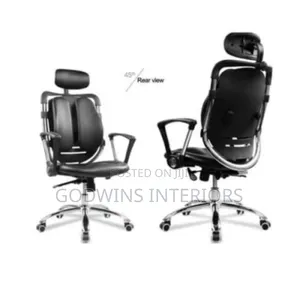 Office Kidney Leather Chair With Headrest