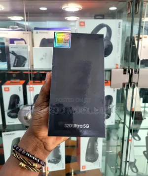 New Samsung Galaxy S20 Ultra 128 GB Black
