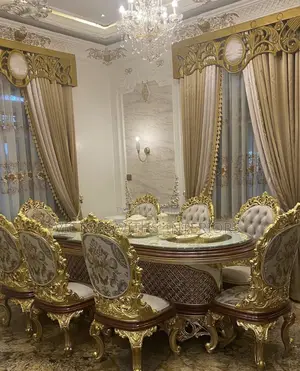 Luxury Wood Craft and Curtains Drapes