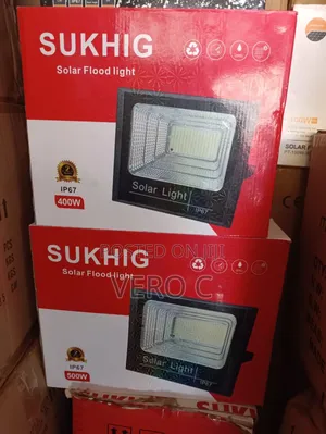 Quality 400w Solar Flood Light With Panel and Remote