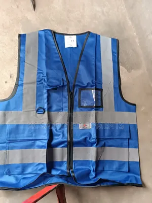 Blue Pocket Reflective Jacket