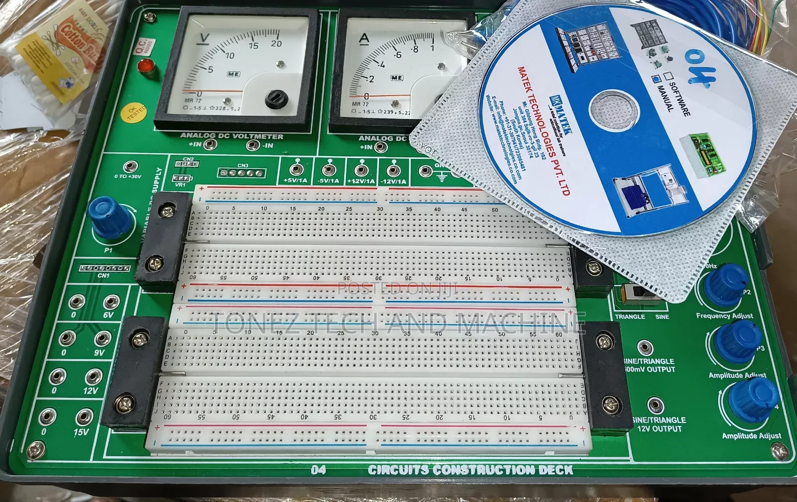 Circuit Construction Deck