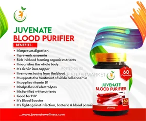 Juvenate Blood Purifier For Blood Purifier By 60 Capsules