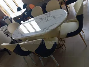 Brand New Marble Top Dinning Set, Standard Quality.