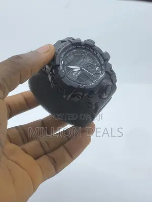 Ski Black Sport Men's G-Shock Rubber Strap Wrist Watch