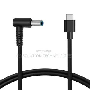 Pd 65w Usb-C 18.5-20v Hp Laptop Cable Small Blue Pin
