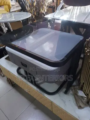 Glass and Marble Center Table