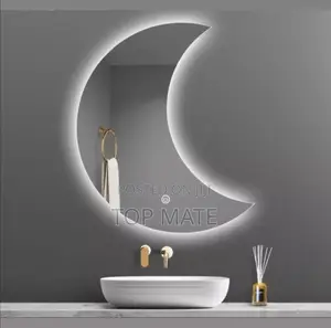 Half Moon LED Mirror 0012