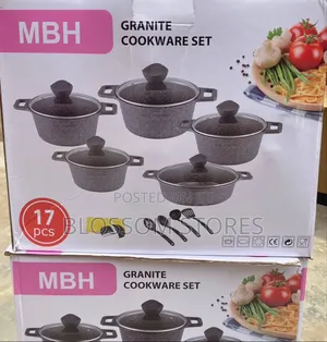 17pc MBH Granite Cookware Set