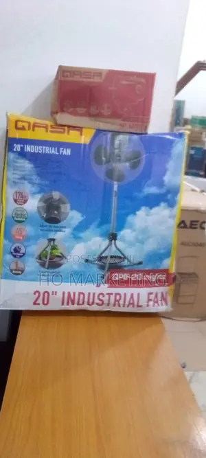 QASA 20" Industrial Breeze Boost Standing Fan-Qpif-20