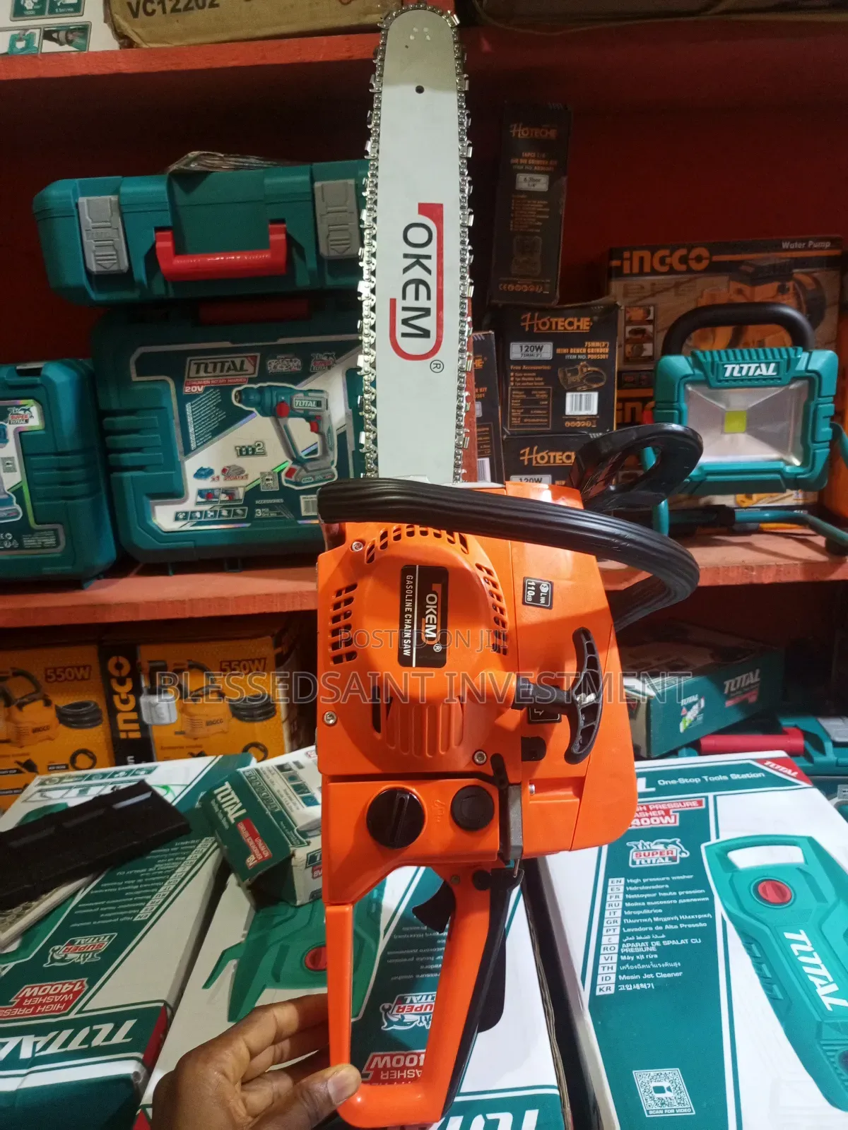 Okem Gasoline Chainsaw Machine 20"